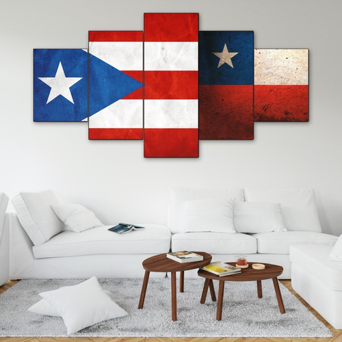 Bandera Puerto Rico Chile 