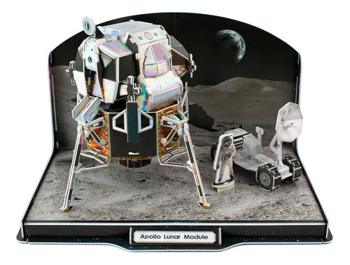 Rompecabezas 3d Del Módulo Lunar De Daron (104 Piezas)