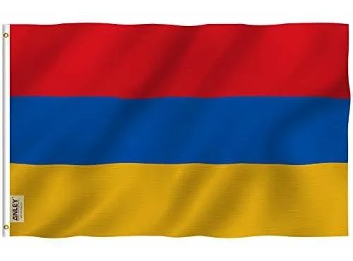 Bandera - Anley Fly Breeze 3x5 Feet Armenia Flag - Vivid Col