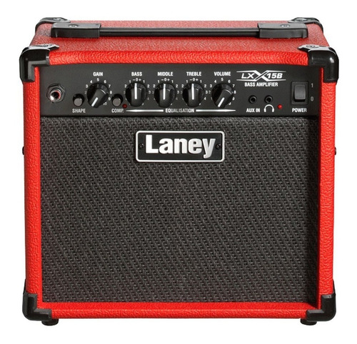 Amplificador Laney Lx15b Rojo Para Bajo 15w