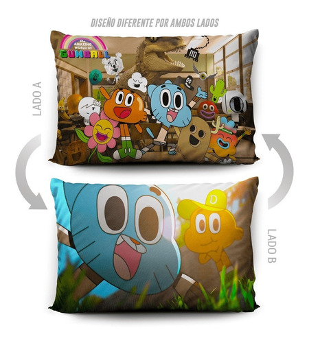 Imagen 5 de 5 de Funda De Almohada Gumball 70x45cm Vudú Love
