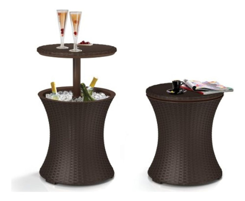 Keter Pacific Cool Bar Muebles Para Patio Al Aire Libre Y Me