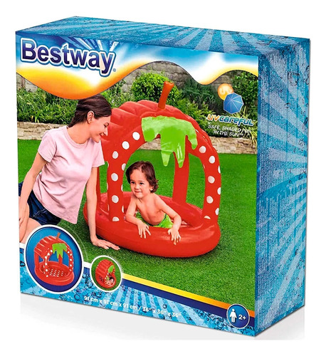 Inflable Bestway Agua Pileta Techo Frutilla