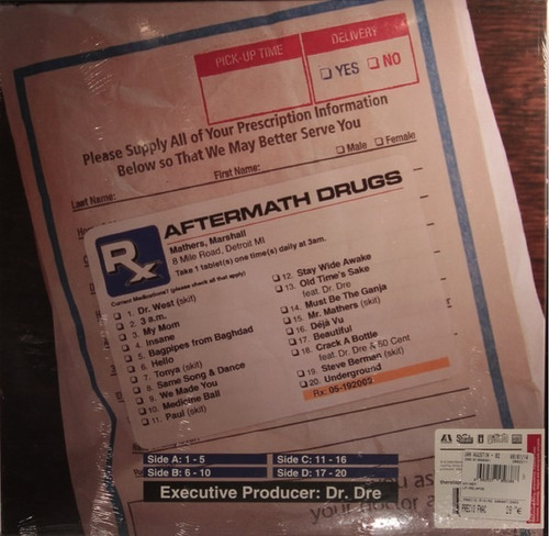 Eminem Relapse Lp 2vinilos Imp.nuevo Cerrado Origi. En Stock