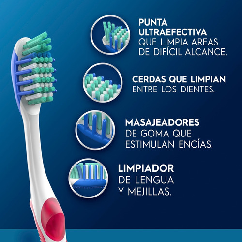 Cepillo De Dientes Oral-b Radiant, 5 Unidades Azul