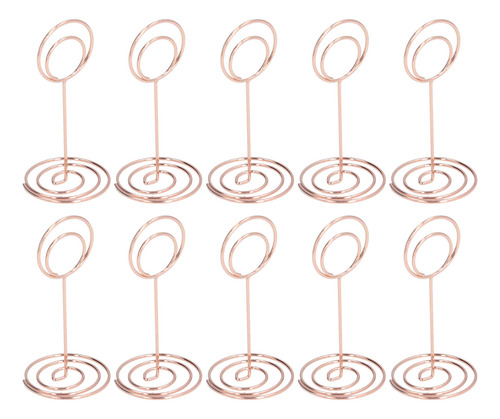 Soporte Para Números De Mesa, 10 Piezas, Proceso De Galvanop