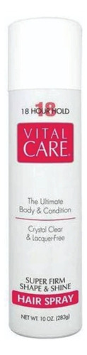 Vital Care  Hair Spray Fixador Firm Shape E Shine 18 Horas