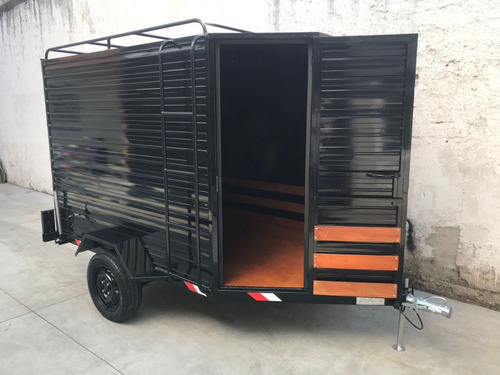 Carreta Baú Mede 1,40 X2m Mais 50 Cm Com 1.50 Altura