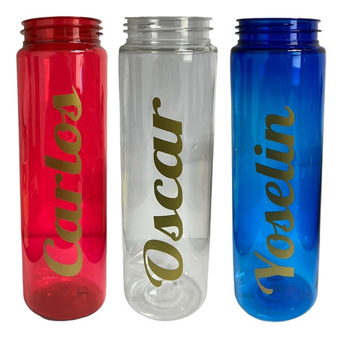 Cilindros Termo 110 Pzas Vinil Nombres Diferentes 750ml