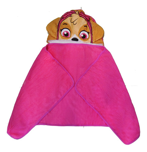 Bata Poncho Para Chicos 100 % Poliester Paw Patrol Niña