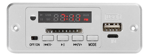 Placa De Decodificación Mp3, Módulo De 5 V, Usb, Radio Fm, R