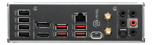 Tarjeta Madre Msi Mag B760 Tomahawk Wifi Socket 1700 Color Negro
