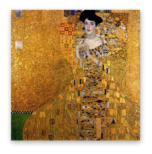 Giclée Fine Art Lienzo Retrato Adele Bloch Klimt 50x50cm 