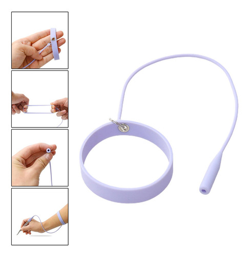 Silicona Lash Pinzas Titular Protector Pulsera Pulsera Para