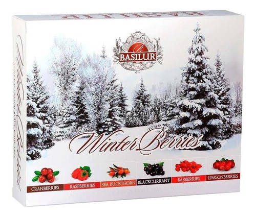 Regalo Te Negro Frutal Basilur Winter Berries Caja 60s Mix