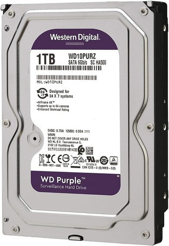 Disco Duro Interno Wd Surveillance 1tb 3.5 Gs