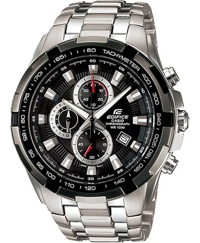 Reloj Casio Edifice Ef 539d Cronografo Acero Hombre Original