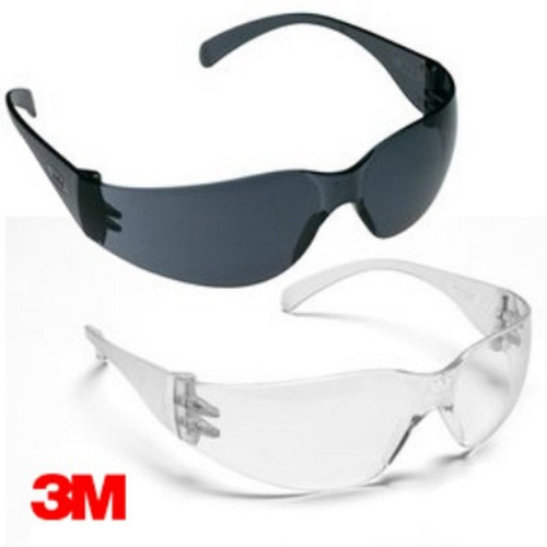 Kit 3 Oculos Segurança 3 M Virtua 2 Escuros + 1 Transparente
