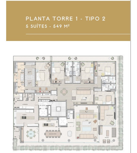Imagem 27 de 30 de Apartamento No Cabral De 617,33 M2 Com 3 Quartos - La5640.23t3-rede - La5640.23t3