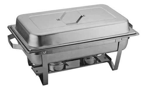 Chafer Bufetera Bañomaria Vaporera  Plegable Acero Inox Eg