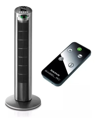 Ventilador Torre Con Control Remoto Taurus Babel Rc Gris Mercado Libre