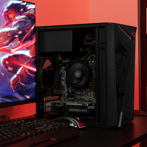 Xtreme Pc Gaming Msi Geforce Rtx 3050 Amd Ryzen 5 5500 16gb Ssd 1tb Monitor 23.8 144hz Wifi