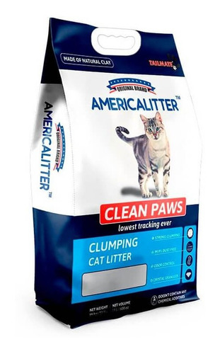 America Litter Clean Paws Para Gatos 7 Kg