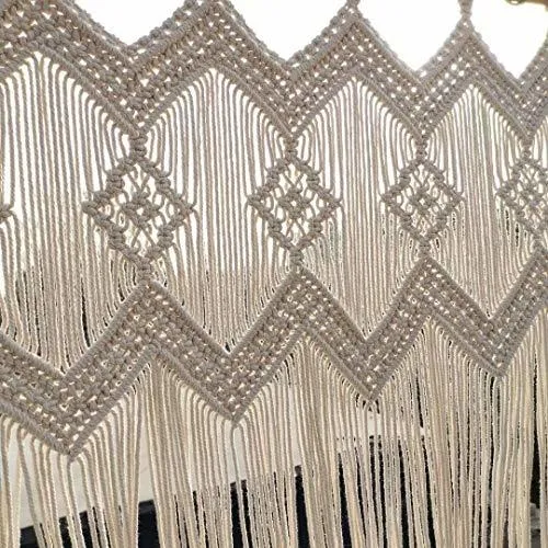 Achart Macrame Cortinas De Entrada Macramé Para Colgar En La