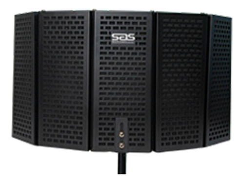 Difusor Acústico Para Microfone Santo Ângelo 5 Partes Da50 Cor Preto