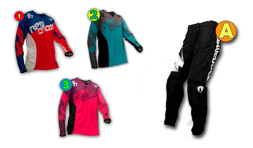 Conjunto Moto Cross Enduro Niños Mix Rpmcross Solomototeam