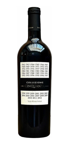 Vinho Italiano Tinto Collezione Cinquanta San Marzano 750ml