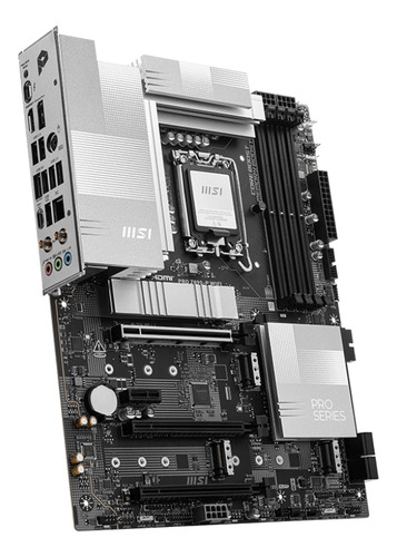 Tarjeta Madre Msi Pro Z890-p Wifi Ddr5 Lga1851 Pcie 5.0 Bios Color Negro