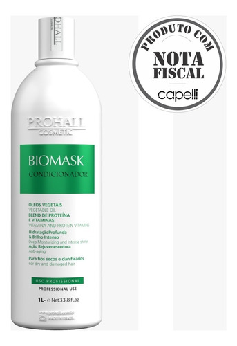 Biomask Prohall Condicionador 1l Ultra Hidratante Original