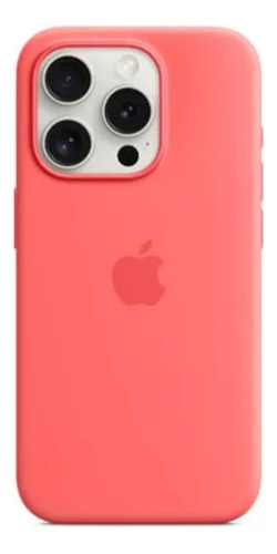 Funda Original Apple Roja Con Magsafe Para iPhone 15 Pro