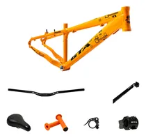 Comprar Kit Quadro Bike Gta Rebel Aro 26 Freeride Alumínio Cor Laranja Tamanho Del Quadro Único