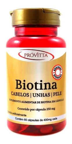 Kit 3 Biotina Firmeza Crescimento Saúde Cabelos Unhas Pele