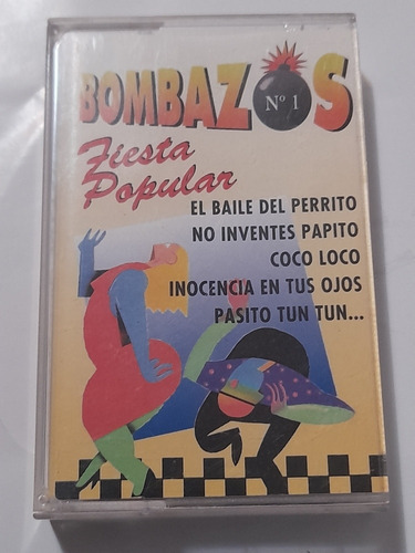 Cassette Bombazos N°1 Fiesta Popular (1758-2543
