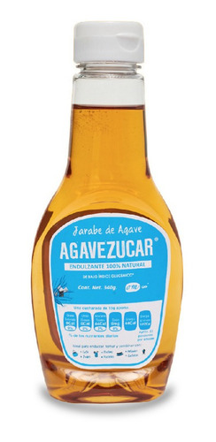 Imagen 1 de 4 de Agavezucar Jarabe De Agave Líquido Botella 340g