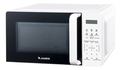 Microondas James 18l Blanco 10 Niveles De Potencia J 18 Gd