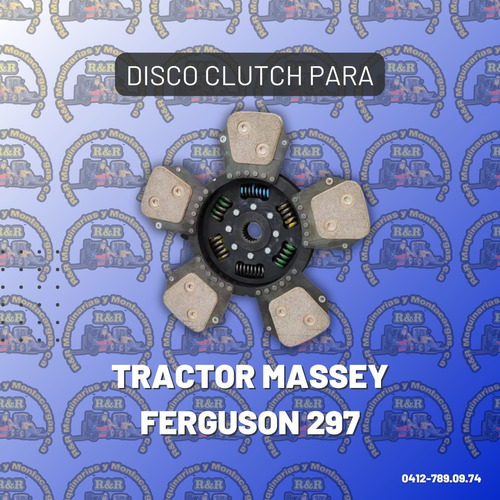 Disco Clutch Para Tractor Massey Ferguson 297