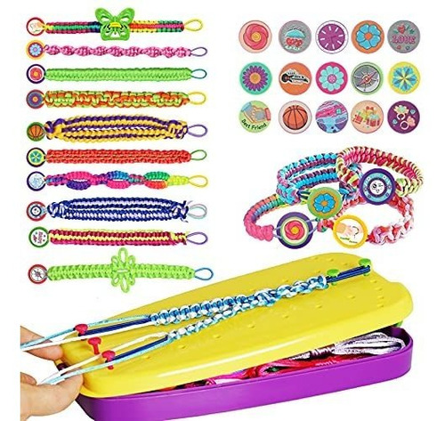 Pulsera De La Amistad Hacer Juguetes Kit, Edad 6 7 8 Qg2js