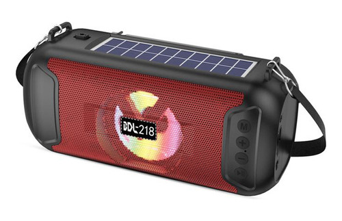 Linterna Solar Portátil/audio/radio Bluetooth Para Exteriore