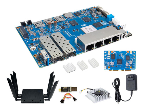 Router Wifi Inalámbrico De Doble Banda Banana Pi Bpi-r4 Wifi