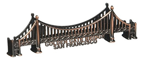 Imán De Bronce Del Puente Golden Gate De San Francisco (35 4