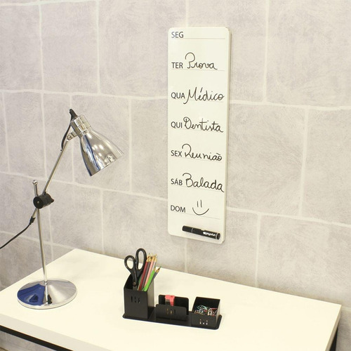 Porta Lápis Caneta Triplo Vip Aço - Geguton