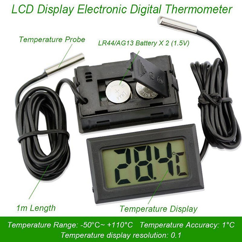 Termometro Con Sonda, Refrigeracion, Incubadora, Terrarios