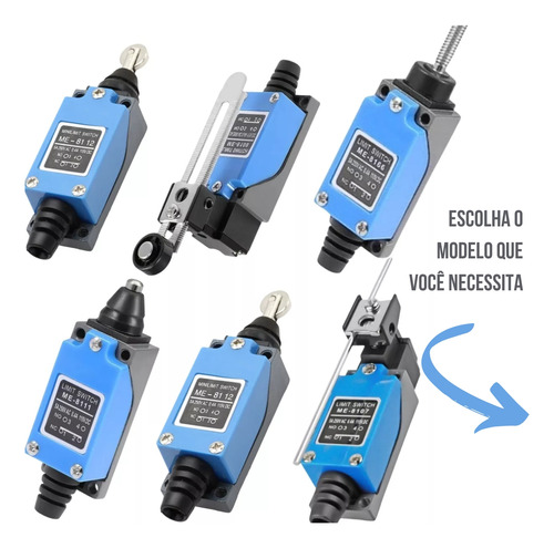 Chave Fim De Curso Com Alavanca Ajustável Escolha O Modelo