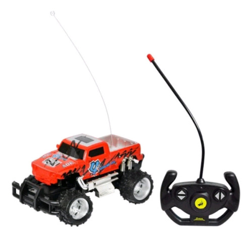 Carrinho Controle Remoto Sem Fio Monster Truck Vermelho Novo