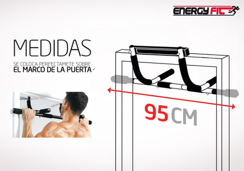 Barra Dominadas Multifuncion Marco De Puerta Iron Gym Tv Abs