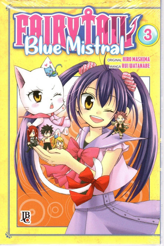 Fairy Tail Blue Mistral N° 03 - Em Português - Editora Jbc - Formato 13 X 19,5 - Capa Mole - Bonellihq 3 Cx482 J23